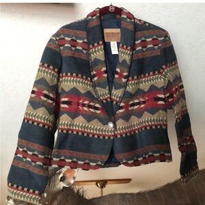 Tribal Patterned Women's Blazer